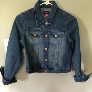 Dark denim jean jacket